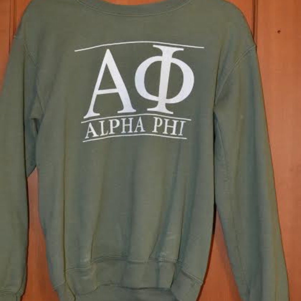 Custom-made Davis Alpha Phi Sweatshirt